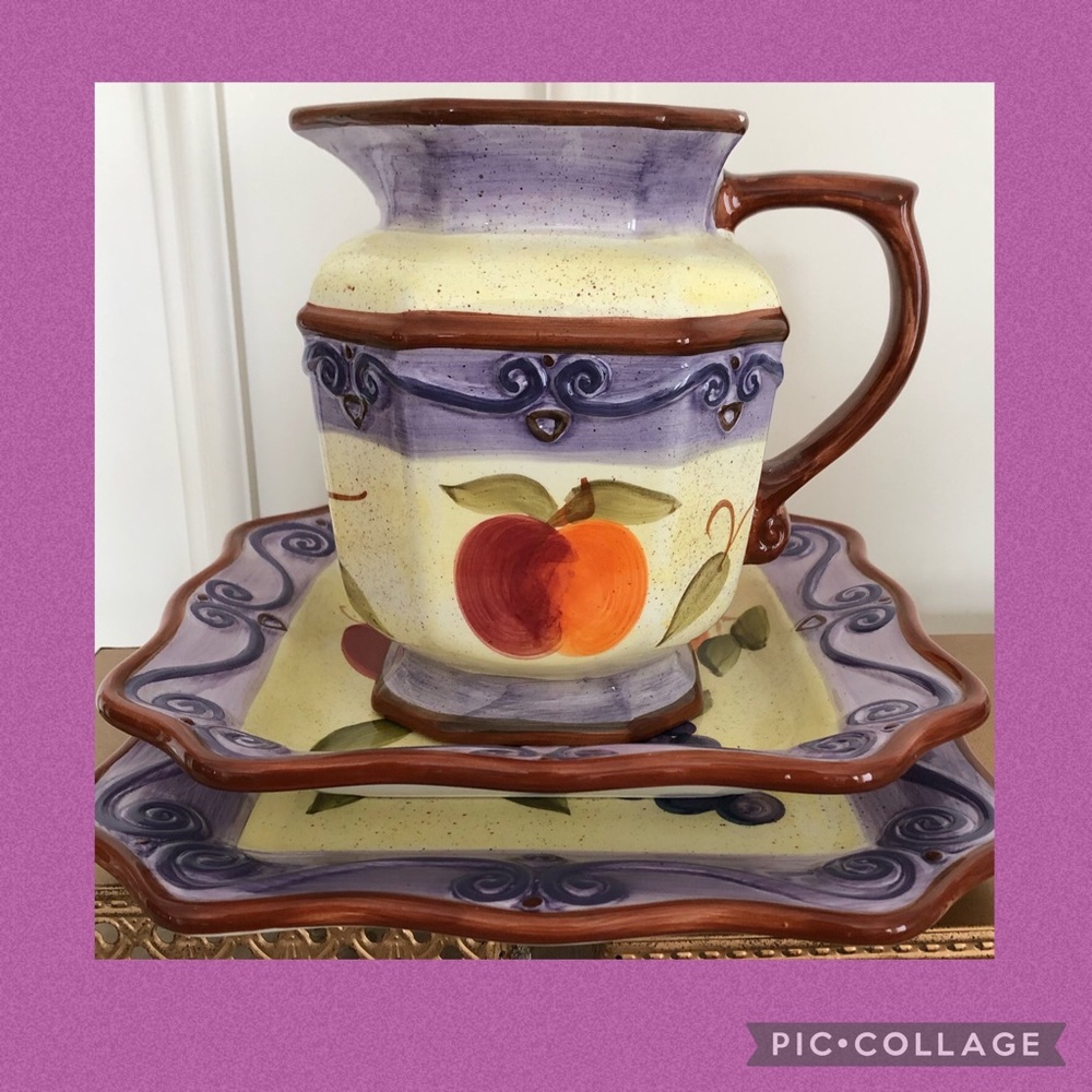 ♦️Hand painted ceramic bundle